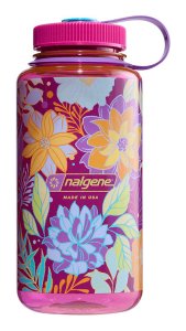 Nalgene Wide Mouth 1 l Magenta/Botanical Florals