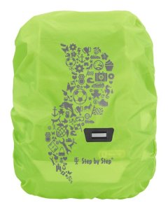 Step by Step Rain and safety cover Medium Neon Green