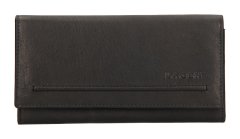 Lagen Dámská peněženka kožená V25/E Černá