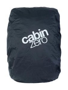 CabinZero Adventure Absolute Black pláštěnka na batoh