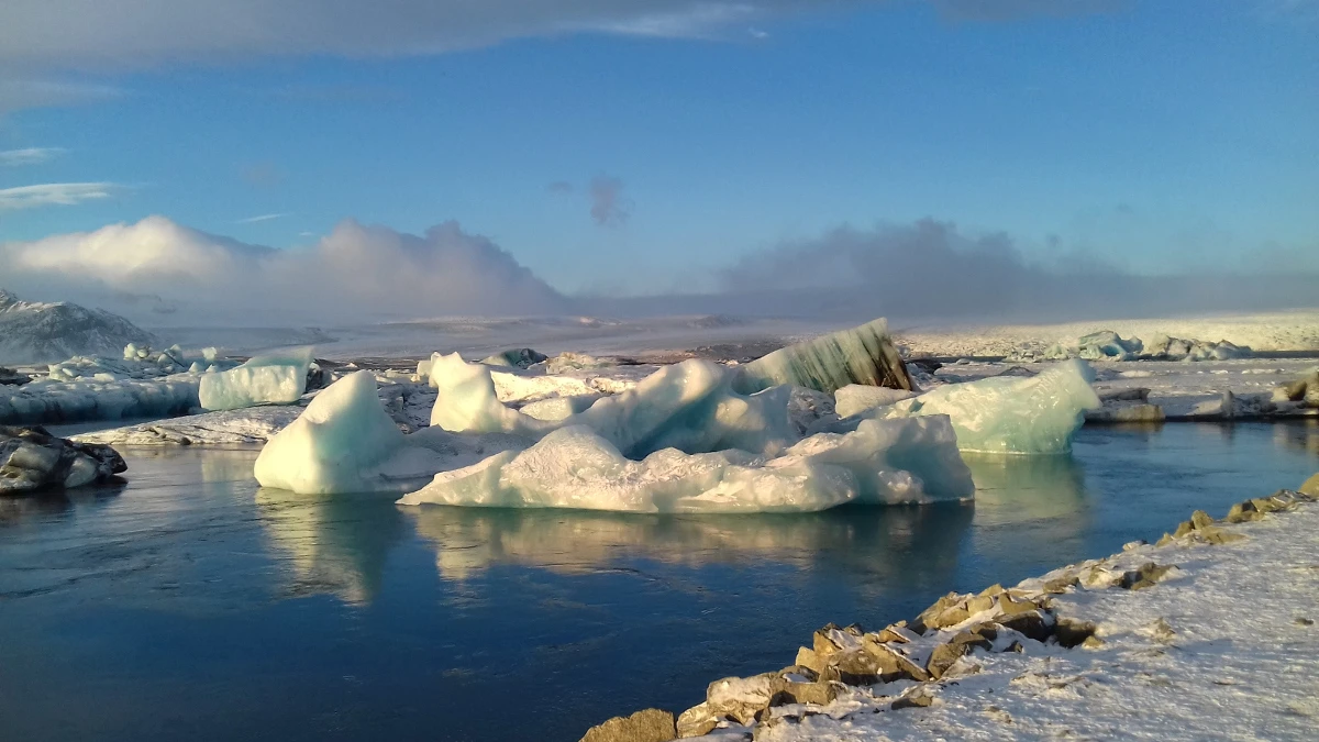 Laguna Jökulsárlón - Islandija