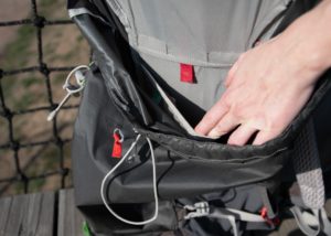 Vaude Zerum 38 - žep za vodni mehur - podrobnost